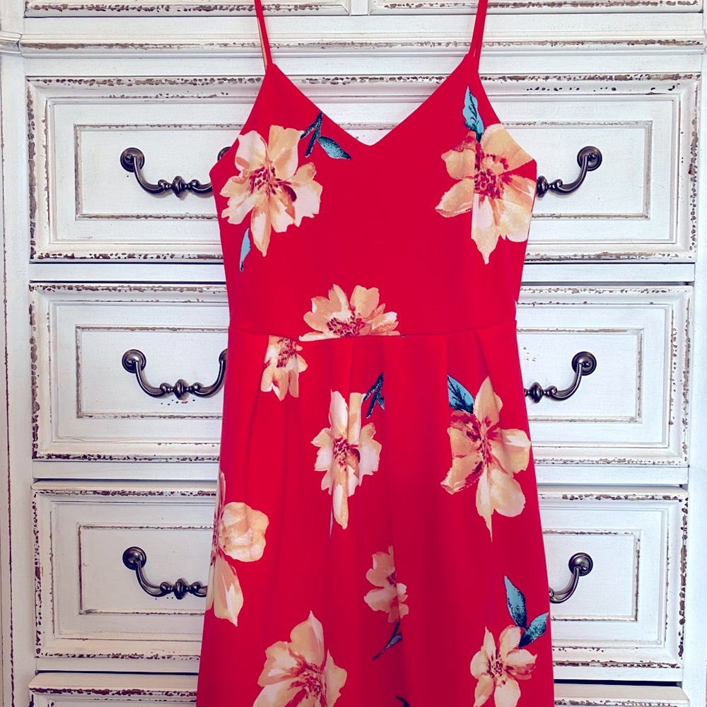 Floral mini-dress